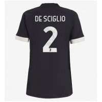 Camiseta Juventus Mattia De Sciglio #2 Tercera Equipación Replica 2023-24 para mujer mangas cortas